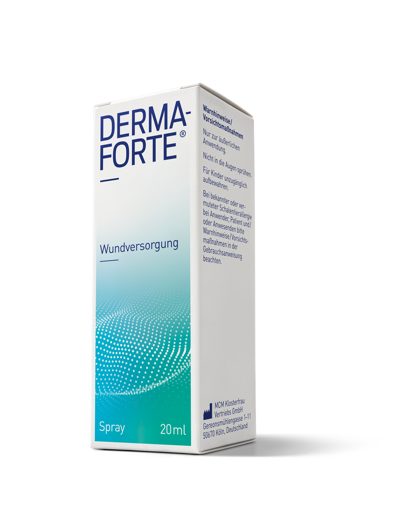 Faltschachtel DERMA-FORTE® Wundversorgung Spray, 20 ml